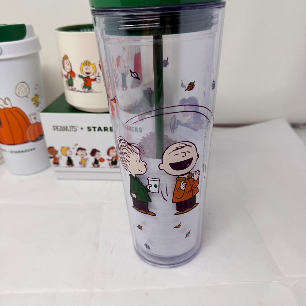 NEW Starbucks x Peanuts Fall 2026 Collection Mug Tumbler Cold Cup Pins + more - Picture 5 of 10